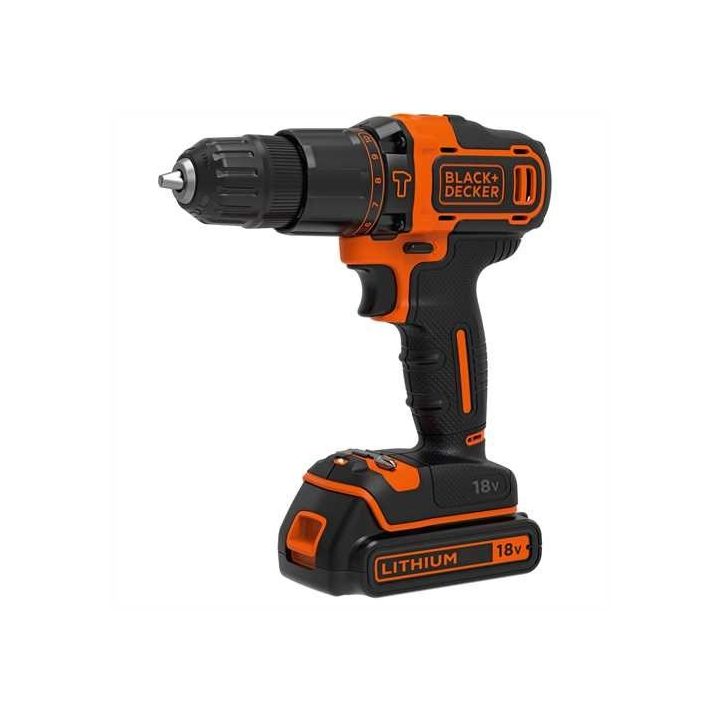 Black & Decker BDCHD18-QW drill Black Orange 1400 RPM