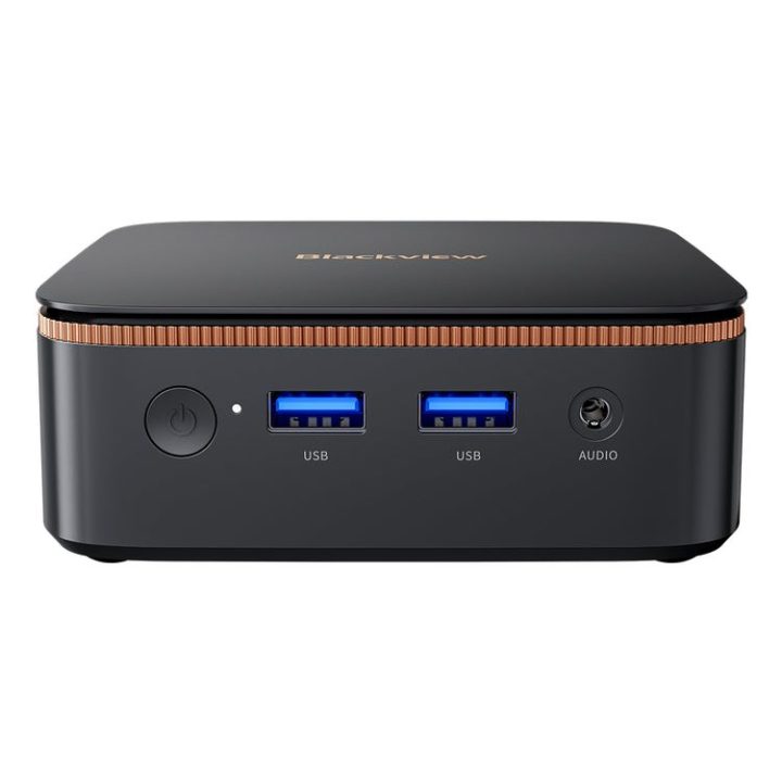 Blackview MP20 Mini PC with Ryzen 3 3300U 8GB RAM 256GB SSD Windows 11 Pro black