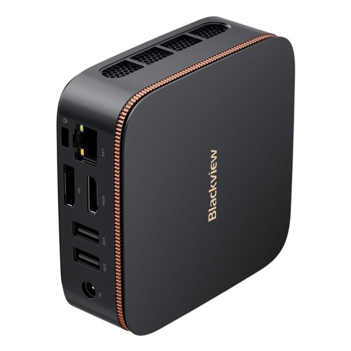 Blackview MP20 Mini PC with Ryzen 3 3300U 8GB RAM 256GB SSD Windows 11 Pro black