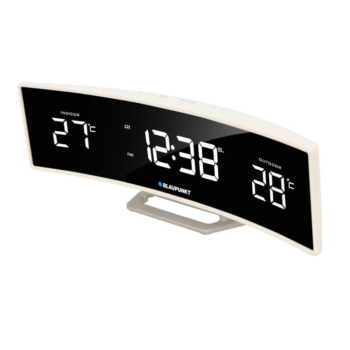 Blaupunkt CR12WH alarm clock Digital alarm clock Black White