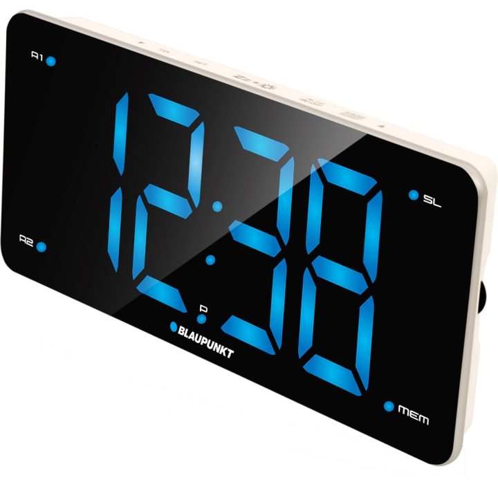 Blaupunkt CR15WH alarm clock Digital alarm clock Black White