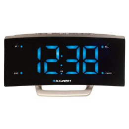 Blaupunkt CR7BK radio Clock Analog & digital Stainless steel