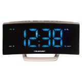 Blaupunkt CR7BK radio Clock Analog & digital Stainless steel