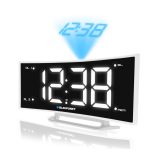 Blaupunkt CRP7WH radio Clock Black White