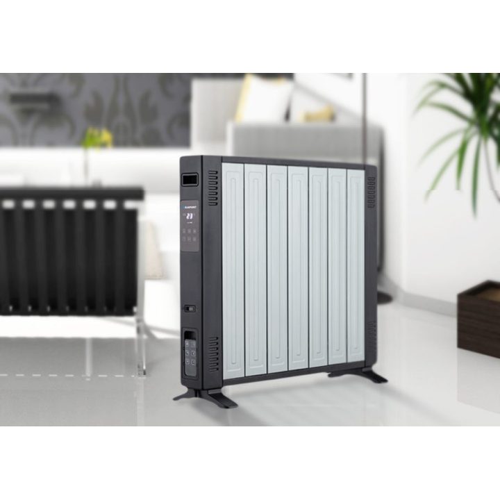 Blaupunkt HCO701 electric space heater Indoor White Black 2000 W Convector electric space heater