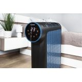 Blaupunkt HOR811 electric space heater Indoor Black Blue 2500 W Oil electric space heater