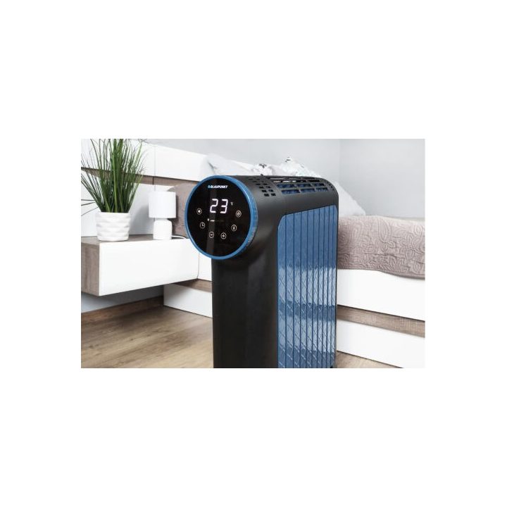 Blaupunkt HOR811 electric space heater Indoor Black Blue 2500 W Oil electric space heater