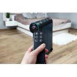 Blaupunkt HOR811 electric space heater Indoor Black Blue 2500 W Oil electric space heater