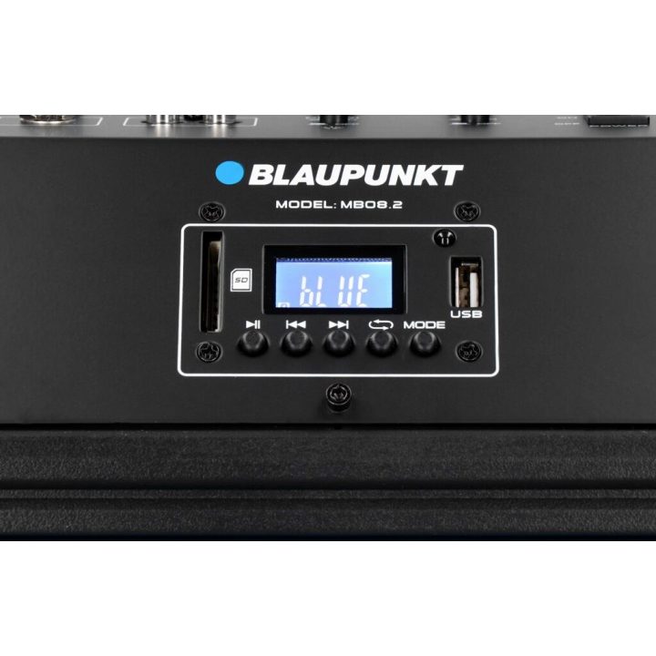 Blaupunkt MB08.2 loudspeaker 1-way Black Blue Wireless 600 W