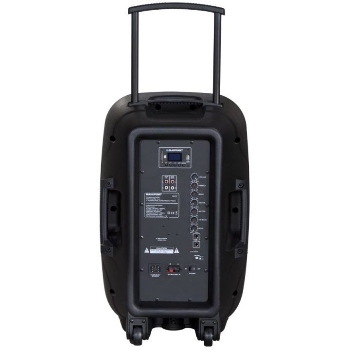 Blaupunkt PA12 portable speaker 650 W Stereo portable speaker Black