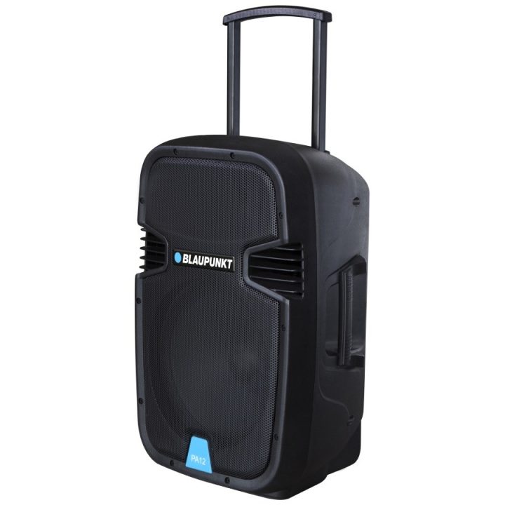 Blaupunkt PA12 portable speaker 650 W Stereo portable speaker Black