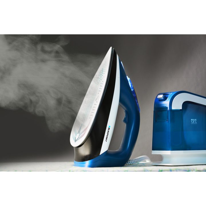 Blaupunkt SSP701 Steam ironing station 3200 W 1.5 L Ceramic soleplate Black Blue White