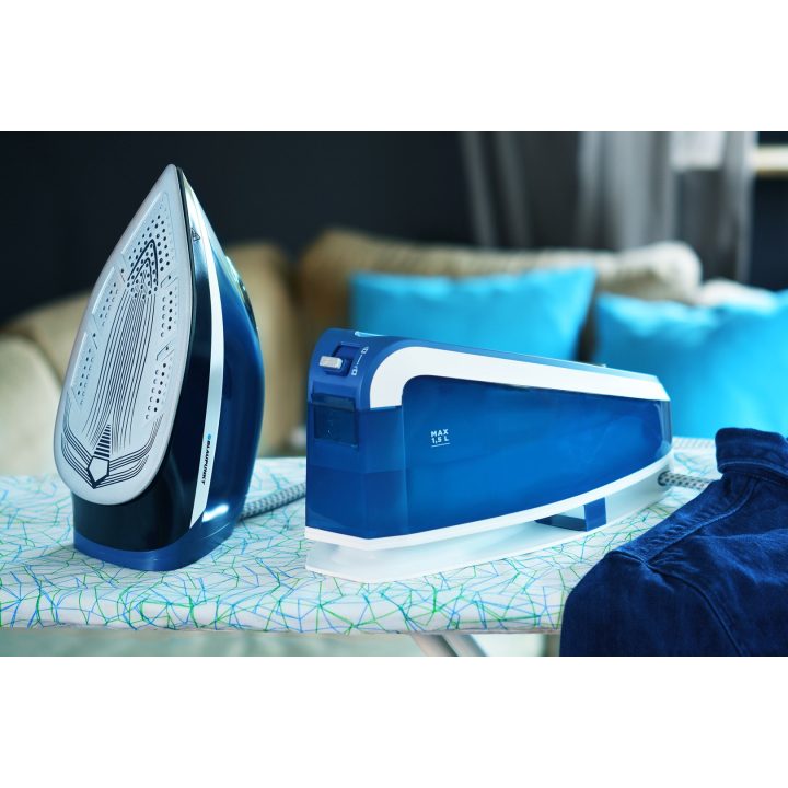 Blaupunkt SSP701 Steam ironing station 3200 W 1.5 L Ceramic soleplate Black Blue White