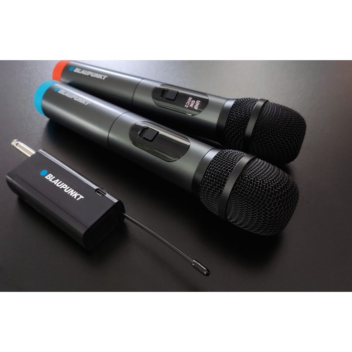 Blaupunkt UHF WM60UDB Dual Wireless Microphone