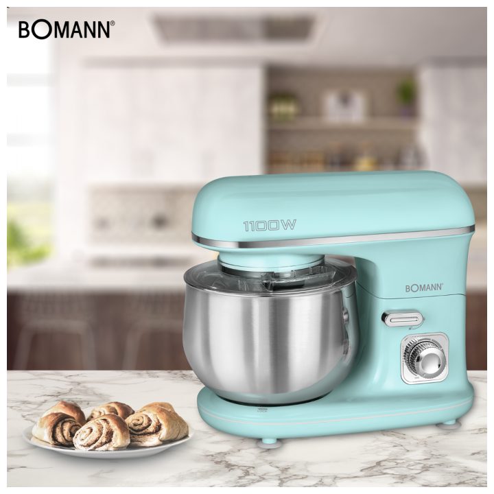Bomann KM 6030 CB food processor 1100 W 5 L Mint colour