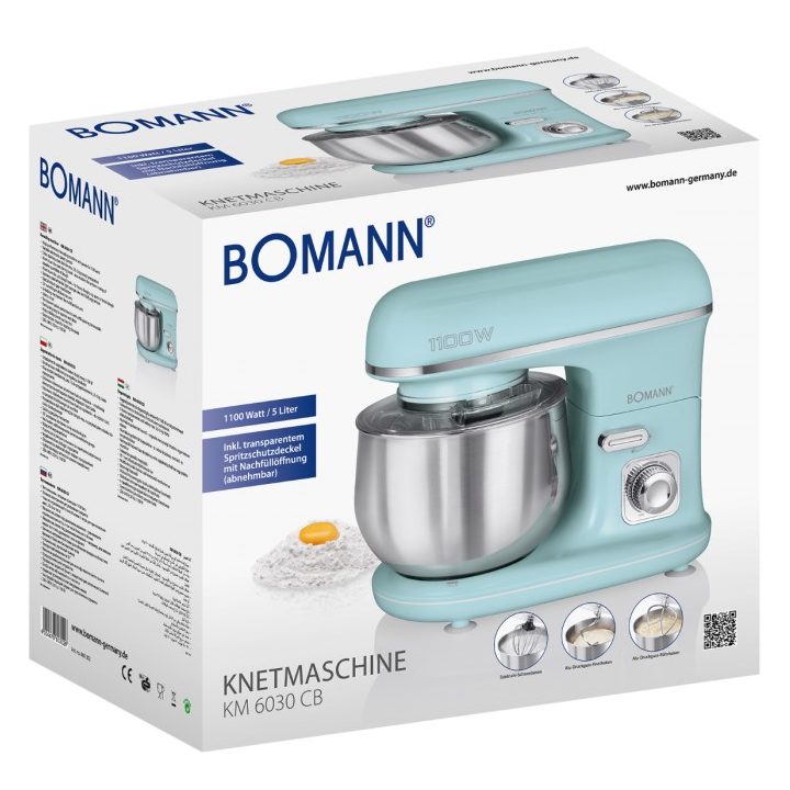 Bomann KM 6030 CB food processor 1100 W 5 L Mint colour