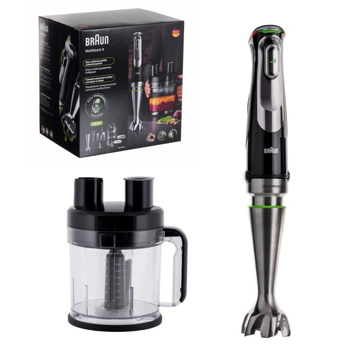 Braun MultiQuick 9 MQ 9195XLI 2 L Immersion blender 1200 W Black Stainless steel