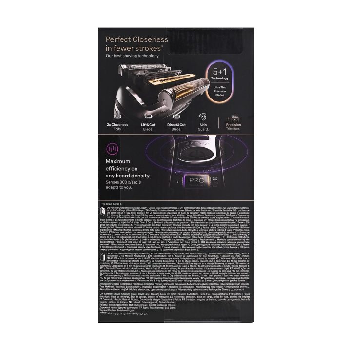 Braun Series 9 Pro+ 9615S Foil shaver Black Grey