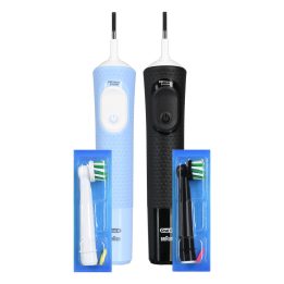Oral-B Vitality Pro Duo Adult Rotating-oscillating toothbrush Black Blue White