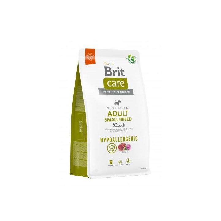 BRIT Care Hypoallergenic Adult Small Breed Lamb&Rice - dry dog food - 3 kg