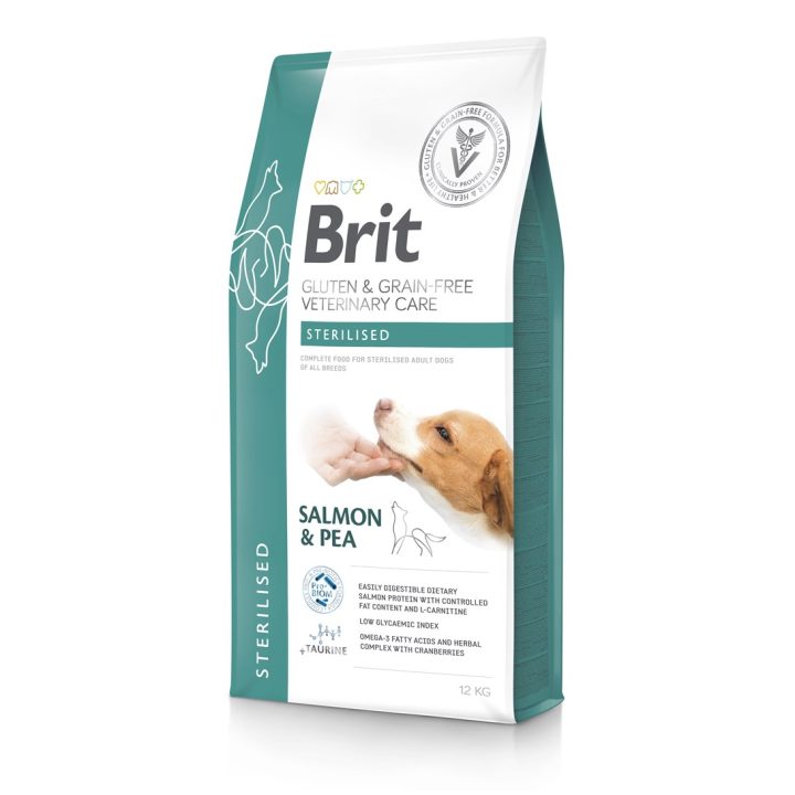 BRIT Grain Free Vet Care Dog Sterilised - dry dog food - 12kg