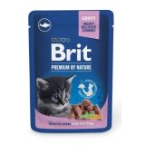 BRIT Premium by Nature Kitten White fish - wet cat food - 100 g