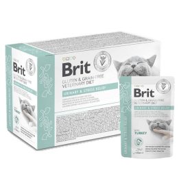 BRIT VD Urinary and Stress Relief Pouch - wet cat food - 12x85g