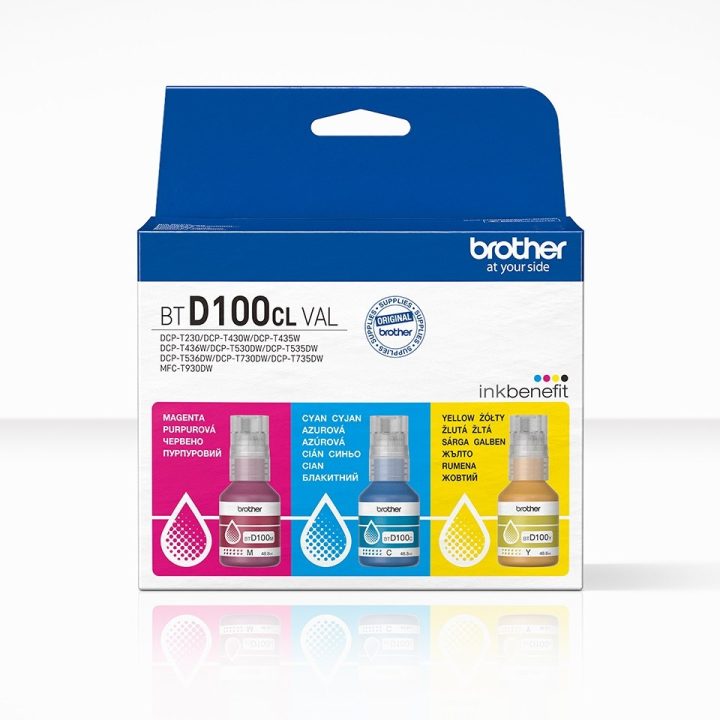 Brother BTD100CLVAL printer ink refill Original