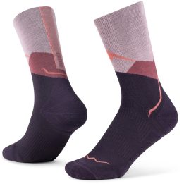 BUFF Merino Lightweight Crew Sock LWC1 Socks Pink L