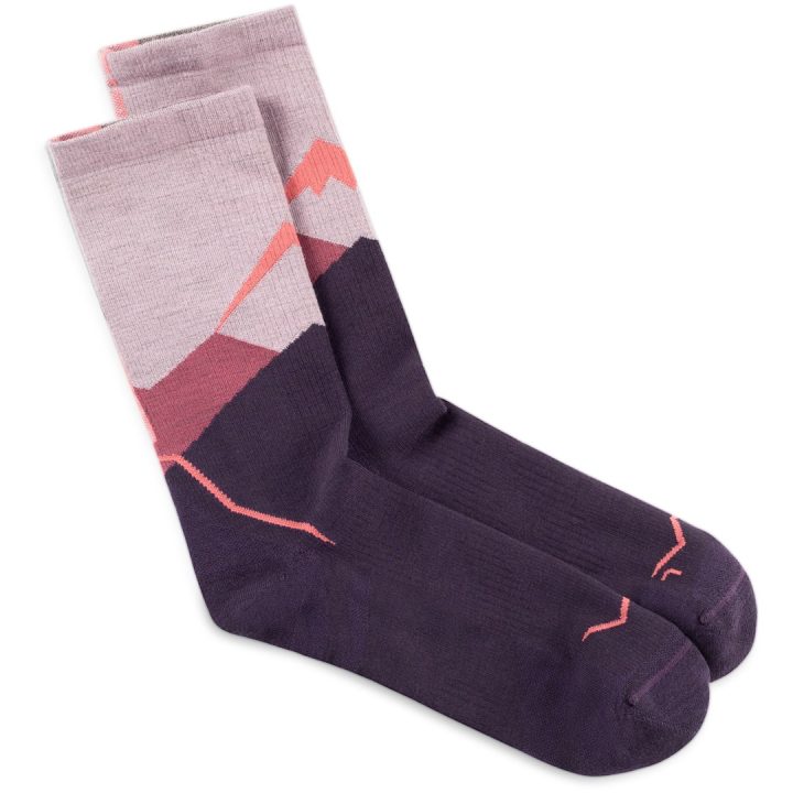 BUFF Merino Lightweight Crew Sock LWC1 Socks Pink L