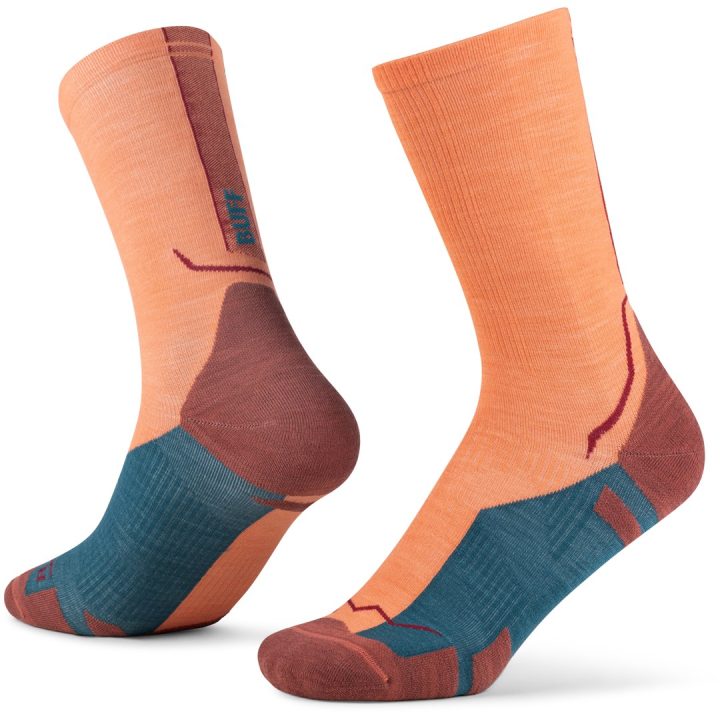 BUFF Merino Lightweight Crew Sock LWC4 Socks Orange L
