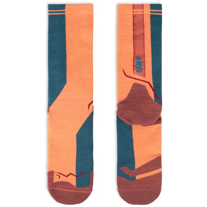 BUFF Merino Lightweight Crew Sock LWC4 Socks Orange L