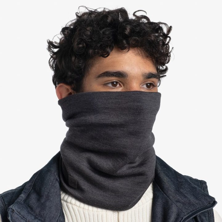 BUFF Multifunctional Sling MERINO HEAVYWEIGHT NECK WARMERSOLID GREY