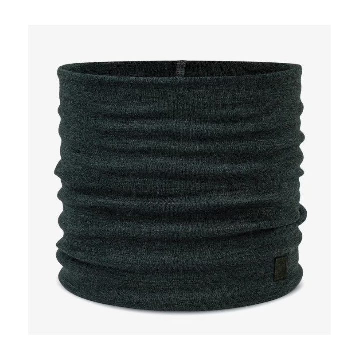 Buff Heavyweight Merino Wool Multifunctional scarf Solid Forest