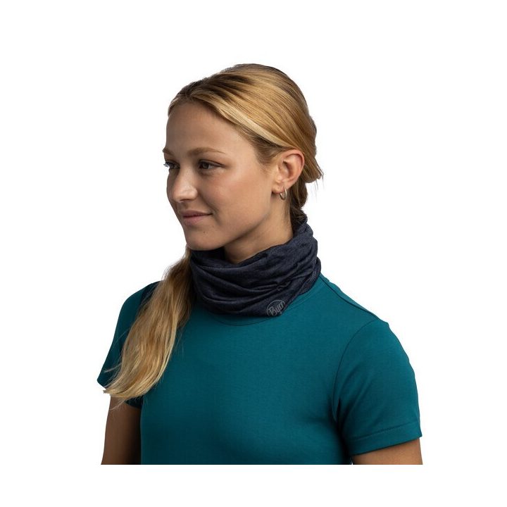 Buff Lightweight Merino Wool Multifunctional scarf Blue