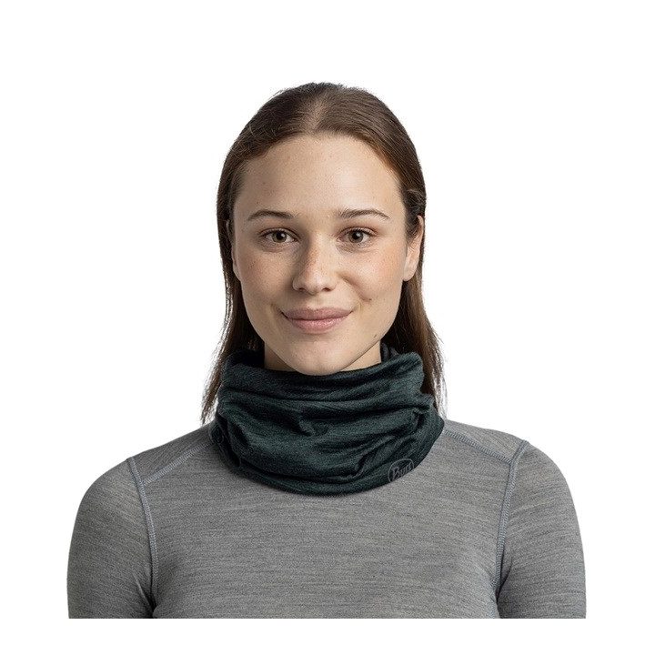 Buff Lightweight Merino Wool Multifunctional scarf Green