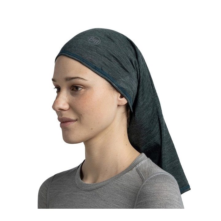 Buff Lightweight Merino Wool Multifunctional scarf Green