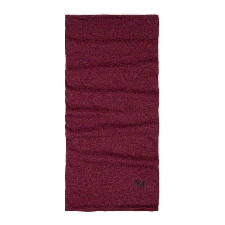 Buff Midweight Merino Wool Multifunctional scarf Red