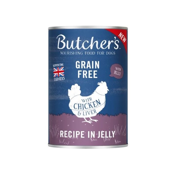 BUTCHER'S Original Mega pack mix pieces in jelly - wet dog food - 6 x 400g