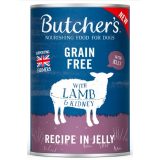 BUTCHER'S Original Recipe in Jelly lamb - wet dog food - 400g