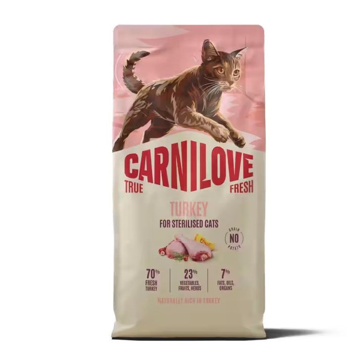 CARNILOVE True Fresh Turkey Sterilised - dry cat food - 400g