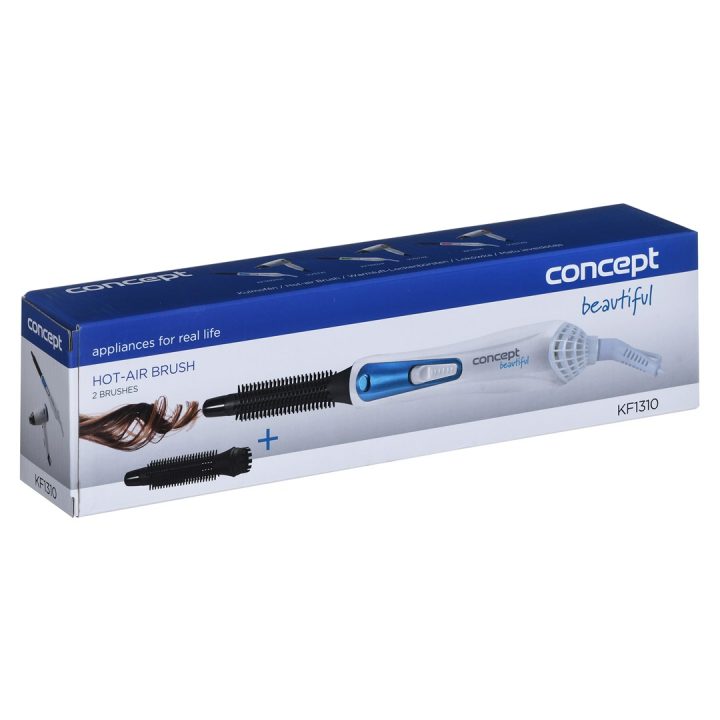 CONCEPT KF-1310 Hot air brush Blue White 400 W 0.19 m