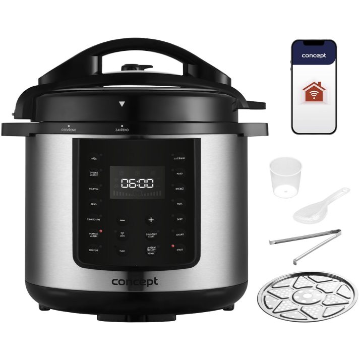 Concept CK8001 multi cooker 5.6 L 1000 W Black Stainless steel