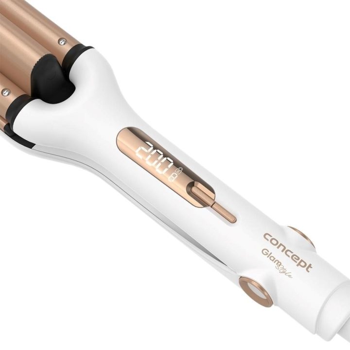 Concept KT2140 Hair styling device – waver gold white