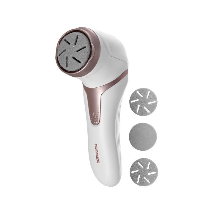 Concept PN3000 foot care appliance Foot pumice Rose gold White