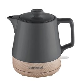 Concept RK0062 electric kettle 1 L 1200 W Anthracite Wood