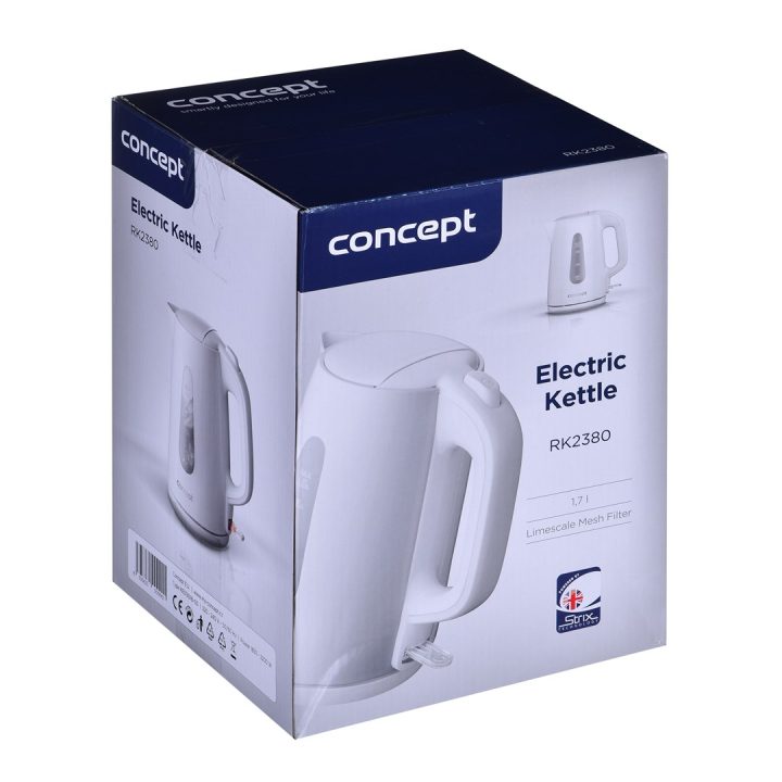 Concept RK2380 electric kettle 1.7 L 2200 W White