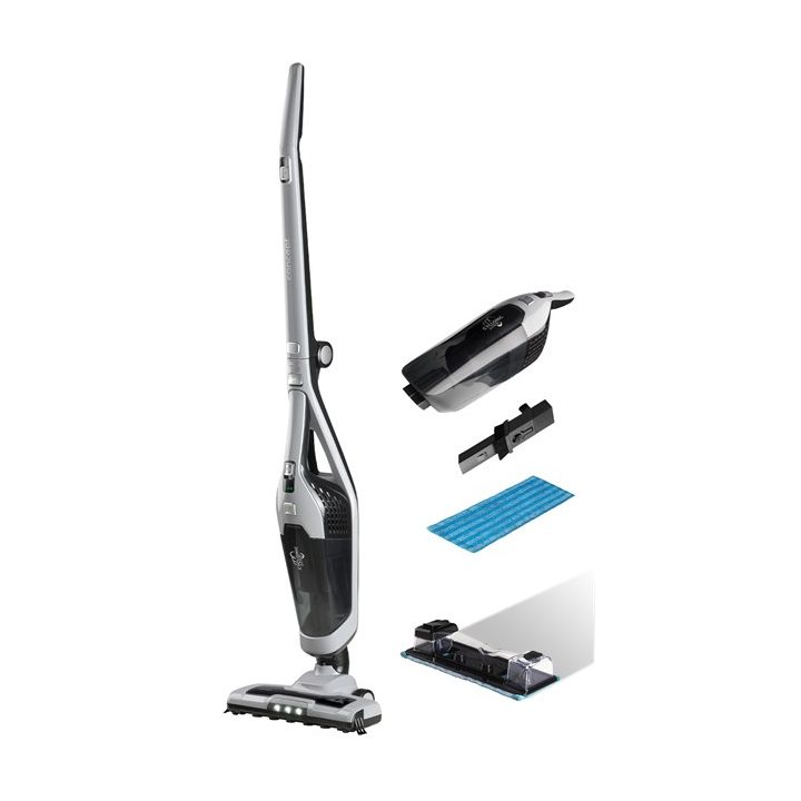 Concept VP4201 stick vacuum/electric broom 2-in-1 stick vacuum AC Dry&wet Bagless 0.6 L 90 W Black Silver