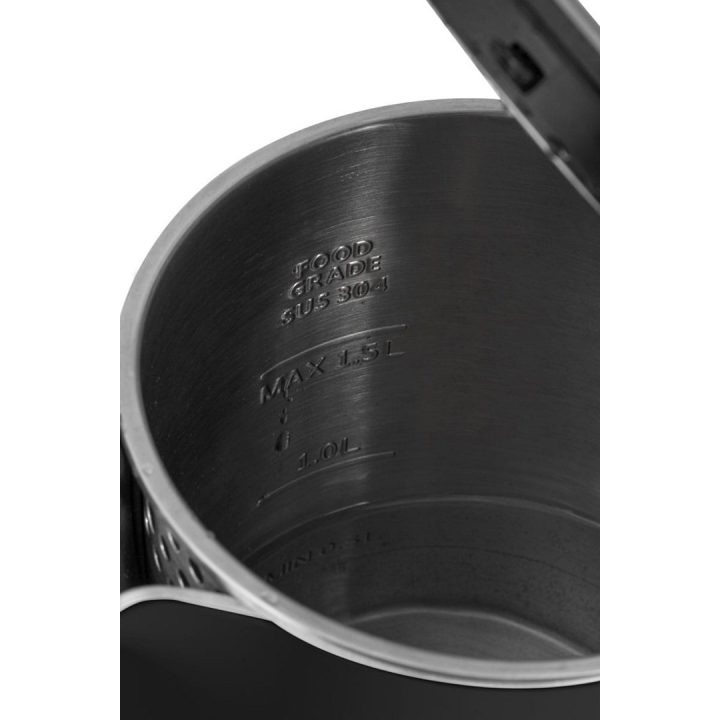 Electric kettle Double Wall 1 5 L Concept Black RK 3301
