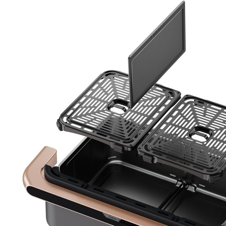 Cosori Dual Blaze TwinFry Air Fryer Hot air fryer 10 litres Black